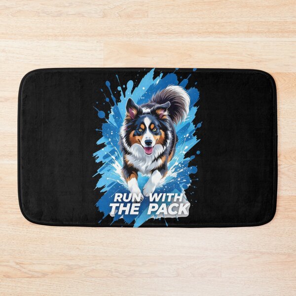 Item preview, Run with the Pack Border Collie Action Art designed and sold by zoughlal.