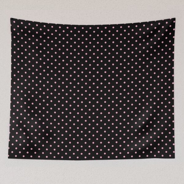 Item preview, Pink Polkadots On Black designed and sold by POLKAIWERX.