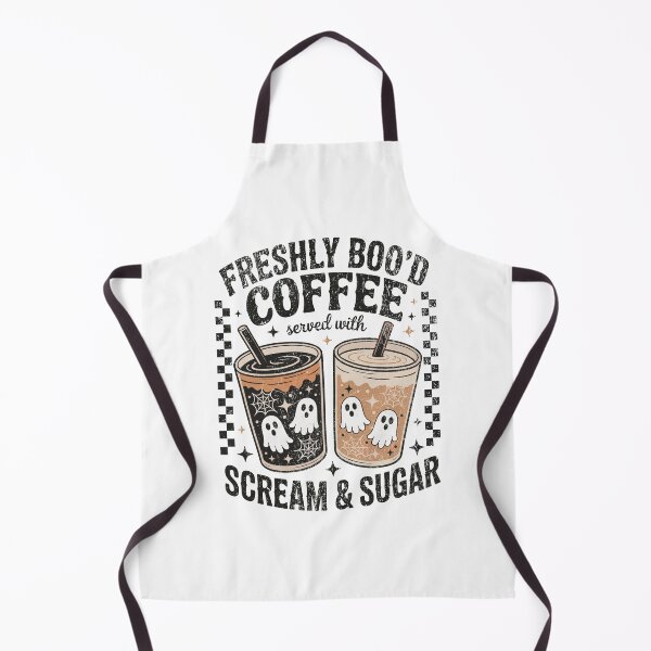 Item preview, Halloween Coffee Funny Freshly Boo’d Ghost Design designed and sold by SpookshowDesign.