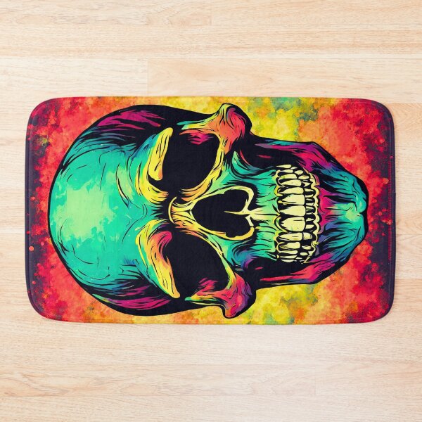 Item preview, Psychedelic Retro Skull designed and sold by theflandonian.