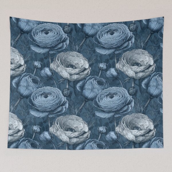 Item preview, Unique Lush Ranunculus Print For Floral Theme designed and sold by RoyalStarsPatts.
