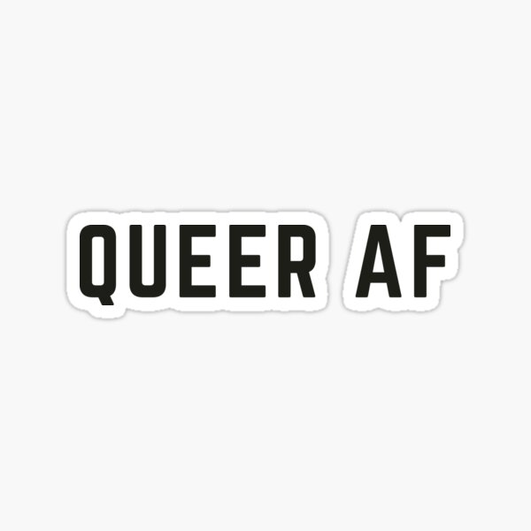 Artikel-Vorschau von Queer AF LGBTQIA + Schwuler Stolz, designt und verkauft von Queer Pride Shop.