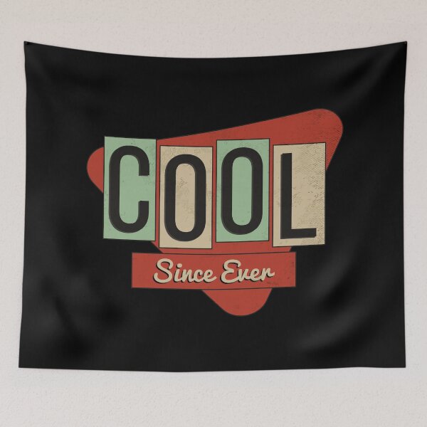Item preview, Cool Since Ever – Retro Minimalist Design for Timeless Style Lovers designed and sold by favoritebubble.