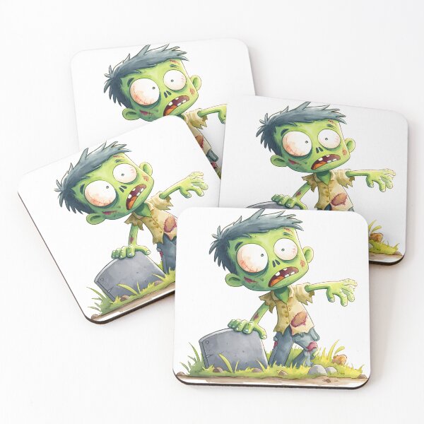 Item preview, Cute Little Zombie – Funny Halloween Undead Art designed and sold by DesignArtist.ia.