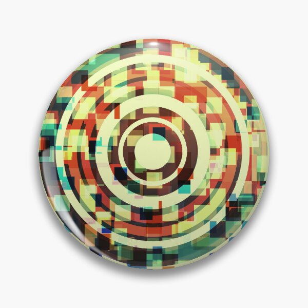 Item preview, Pixels Color concentric circles designed and sold by AlbertoRuiZ.