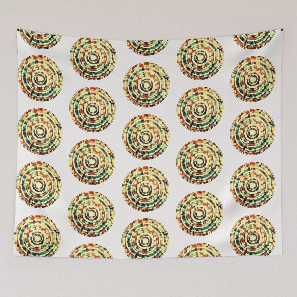 Item preview, Pixels Color concentric circles designed and sold by AlbertoRuiZ.