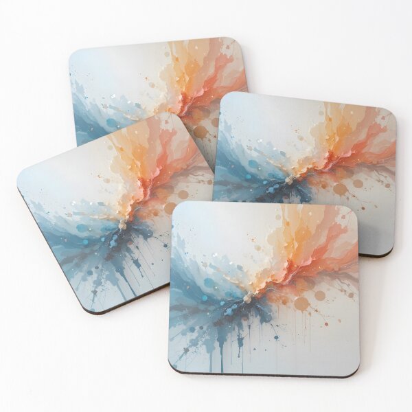 Item preview, "Fusion of Fire and Ice – Abstract Energy Explosion" designed and sold by GeetArtHouse.