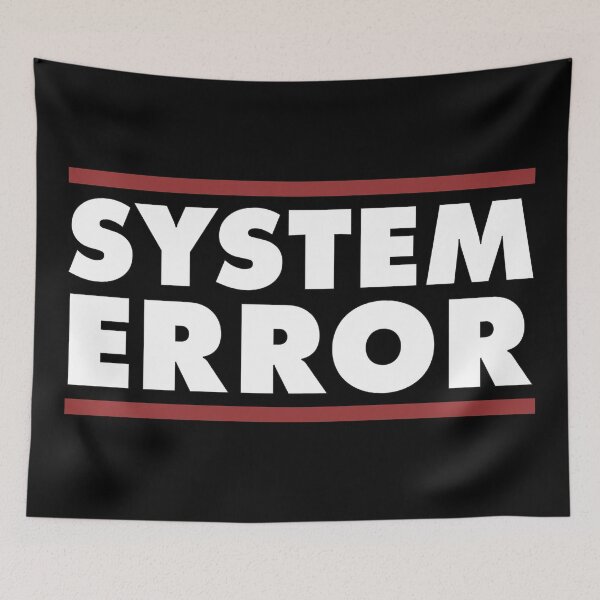 Item preview, System Error – Glitch Tech Design for Gamers and Digital Rebels designed and sold by favoritebubble.
