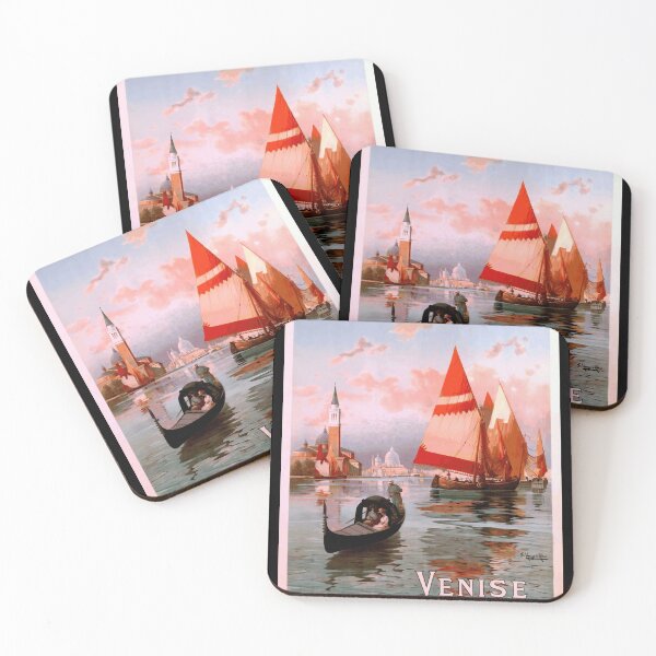 Item preview, Vintage Travel Poster | Venice Art | Chemins de Fer de l'Est | Hugo d'Alési | French Railway | Art Nouveau Decor & More designed and sold by artofuniverse.
