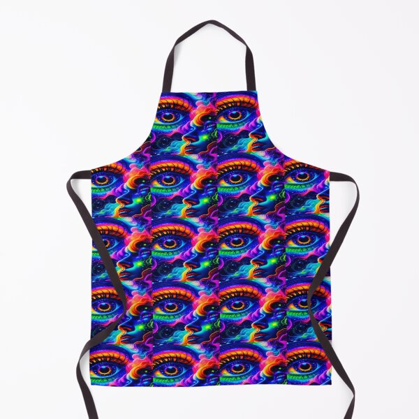 Item preview, Neon Eye of Creation — Psychedelic Visionary Art designed and sold by LINGLYPHIX.