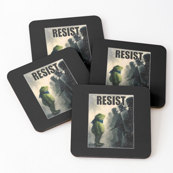 Item preview, Portland Frog Protest, Anti ICE, Anti Fascism, Anti Trump, Vintage Activist, Resistance designed and sold by Haupalette.