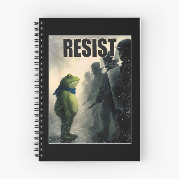 Item preview, Portland Frog Protest, Anti ICE, Anti Fascism, Anti Trump, Vintage Activist, Resistance designed and sold by Haupalette.