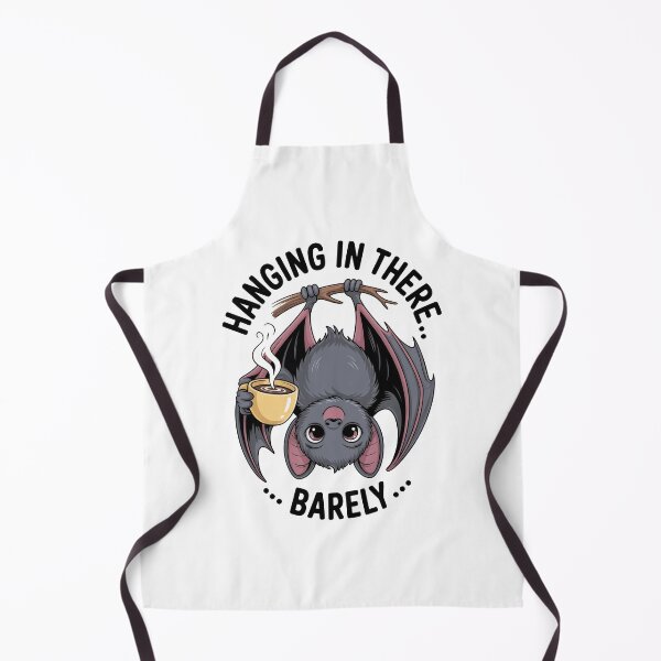 Item preview, Hanging In There Cute Coffee Bat Design designed and sold by MonkiFlipp.