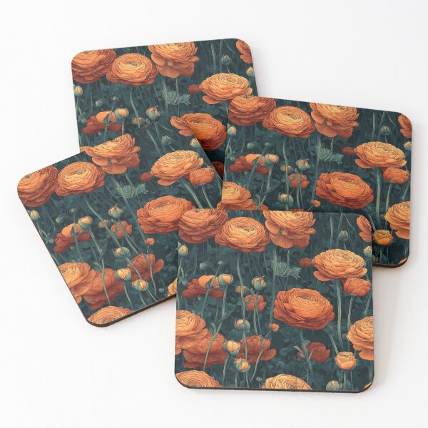 Item preview, Edgy Charming Ranunculus For Summer Birthday designed and sold by RoyalStarsPatts.