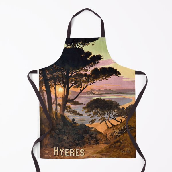 Item preview, Vintage Travel Poster | Hyères France | Paris Lyon Méditerranée Railway Art | French Riviera | Art Nouveau Style & Charm designed and sold by artofuniverse.