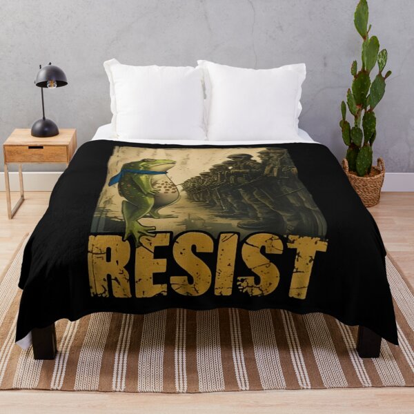 Item preview, Portland Frog Protest, Anti ICE, Anti Fascism, Anti Trump, Vintage Activist, Resistance designed and sold by Haupalette.