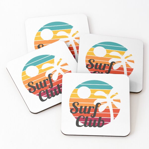 Item preview, Surf Club – Retro Beach Vibes for Surfers and Ocean Lovers designed and sold by favoritebubble.