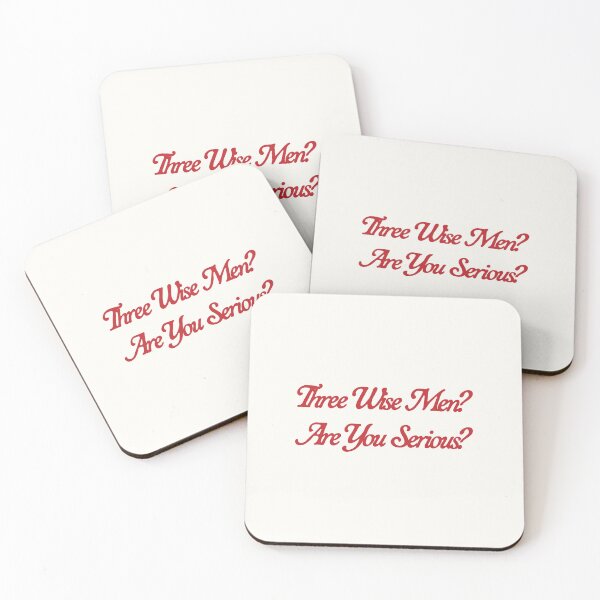 Item preview, Three Wise Men? Are You Serious? Vintage Funny Christmas Quote designed and sold by Creative Brat Design Studio.