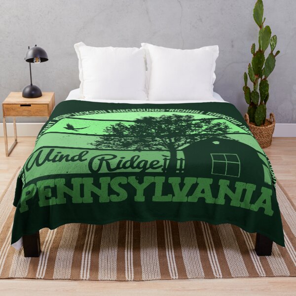 Item preview, Wind Ridge Pennsylvania Sunset Retro Vintage Local Pride Logo designed and sold by CRHPOD20.