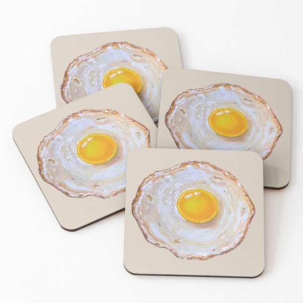 Item preview, Hyper Realistic Fried Egg Drawing designed and sold by emilyrosealcockart.