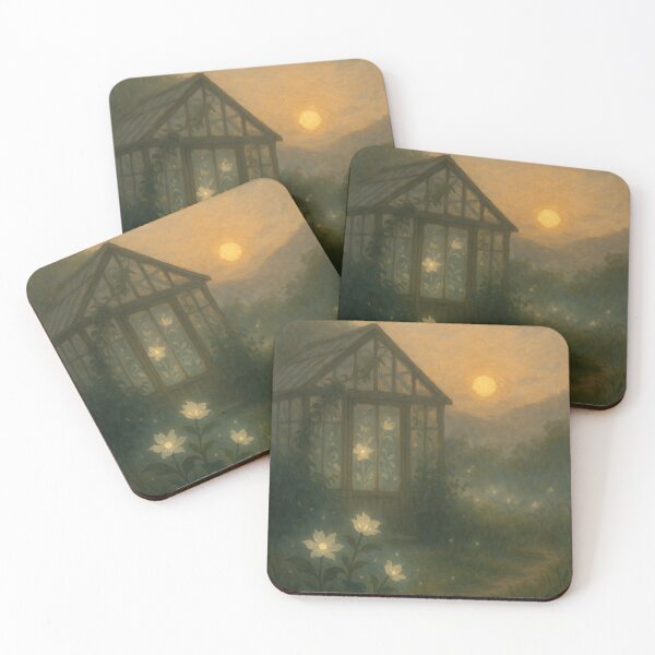 Item preview, Morning Glow – The Greenhouse Awakens designed and sold by Painted Moon by Luna Bee™.