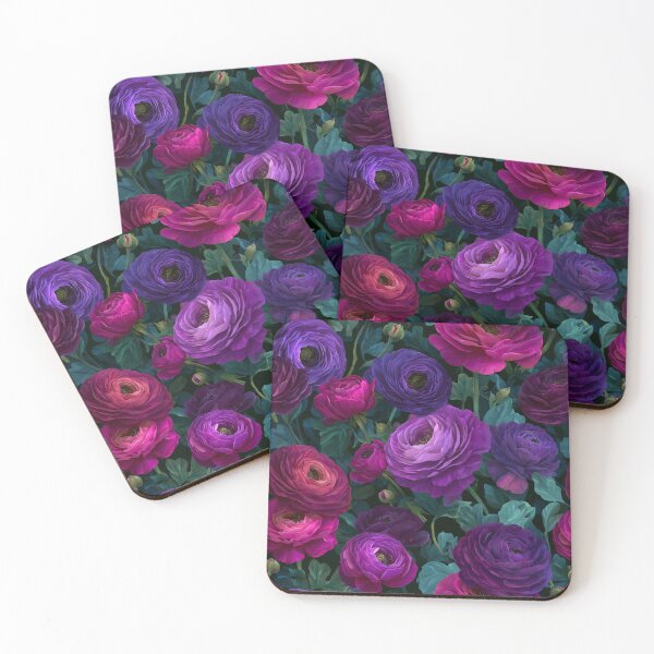 Item preview, Unique Charming Ranunculus Print For Garden Party designed and sold by RoyalStarsPatts.