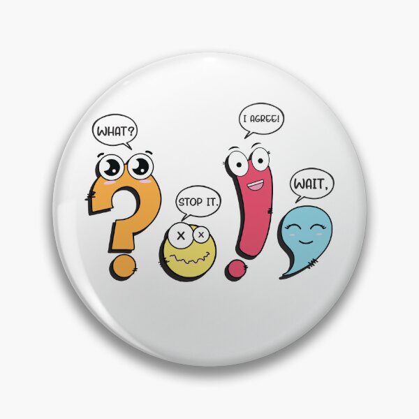 Item preview, Funny Punctuation Squad Cartoon Grammar Design Gifts designed and sold by Maniutek.