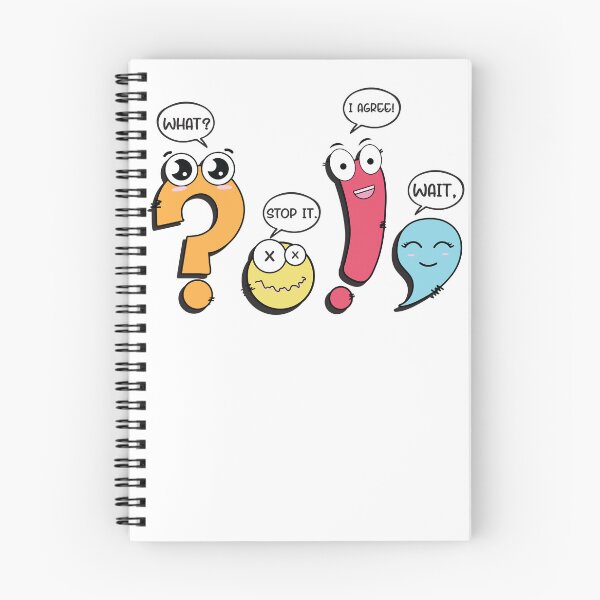 Item preview, Funny Punctuation Squad Cartoon Grammar Design Gifts designed and sold by Maniutek.