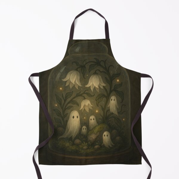 Item preview, The Ghost Terrarium – Haunted Botanicals Collection designed and sold by Painted Moon by Luna Bee™.