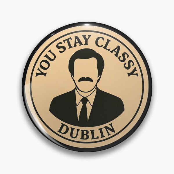 Item preview, Anchorman Inspired Retro Ireland Print: Dublin designed and sold by PinUpPizzazz.