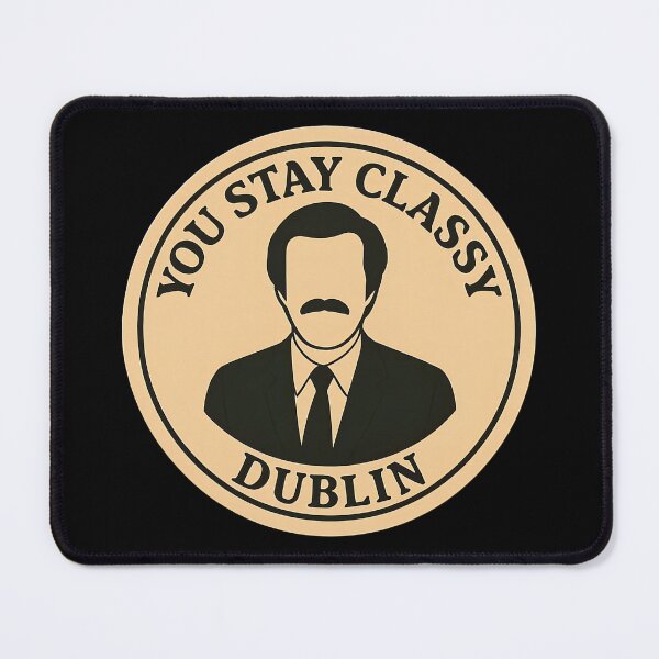 Item preview, Anchorman Inspired Retro Ireland Print: Dublin designed and sold by PinUpPizzazz.