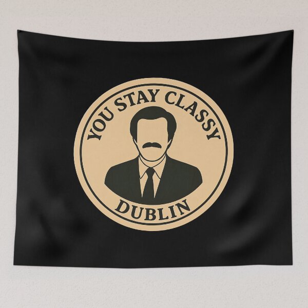 Item preview, Anchorman Inspired Retro Ireland Print: Dublin designed and sold by PinUpPizzazz.