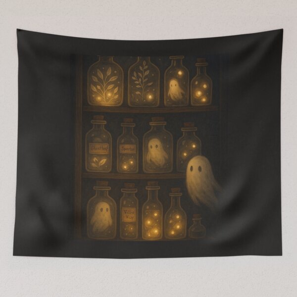 Item preview, The Spirit Apothecary – Haunted Botanicals Collection designed and sold by Painted Moon by Luna Bee™.