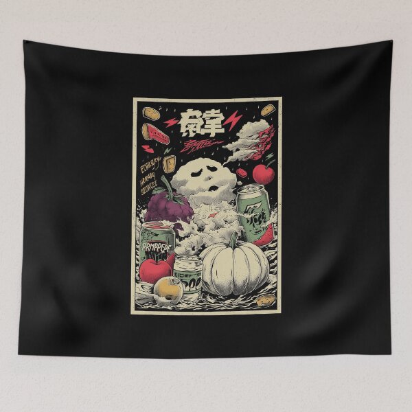Item preview, Ghost Snack – Japanese Retro Horror Art designed and sold by QuirkyDrops.