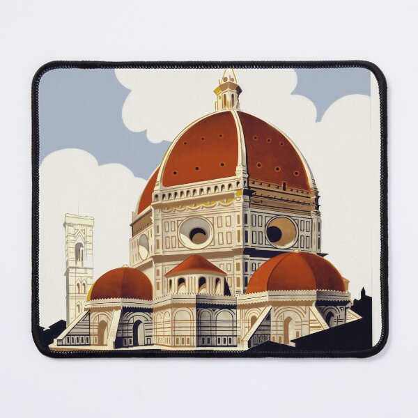 Item preview, Vintage Florence Cathedral Poster | Duomo di Firenze Art Print | Renaissance Architecture & Art Deco Travel Decor designed and sold by artofuniverse.
