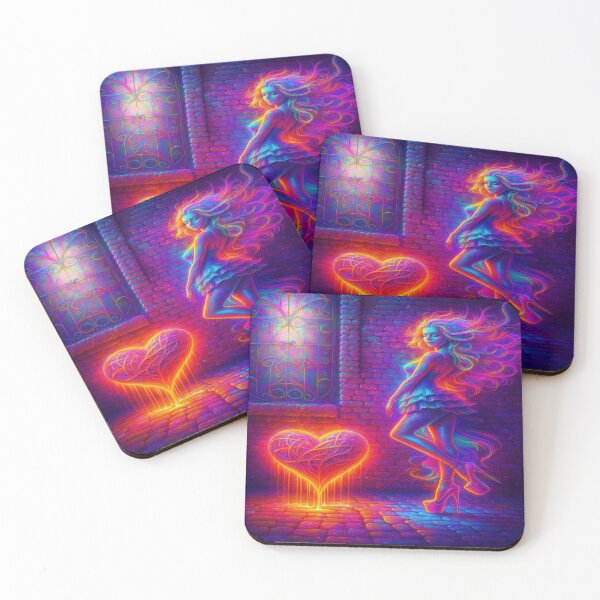 Item preview, “Neon Heart Awakening” designed and sold by LINGLYPHIX.