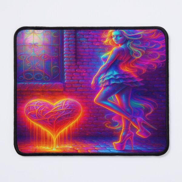 Item preview, “Neon Heart Awakening” designed and sold by LINGLYPHIX.