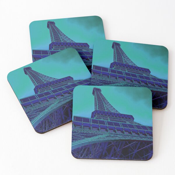 Item preview, Pseudocolor Eiffel Tower designed and sold by CommandoCrane.