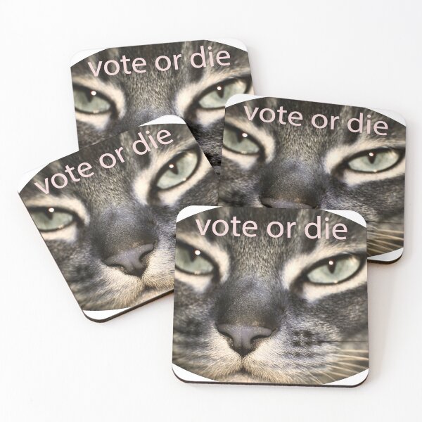 Item preview, Cat calls - vote or die designed and sold by Kacharava.