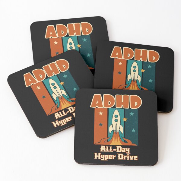Item preview, ADHD – All-Day Hyper Drive Rocket Design designed and sold by THISisIT-eshop.