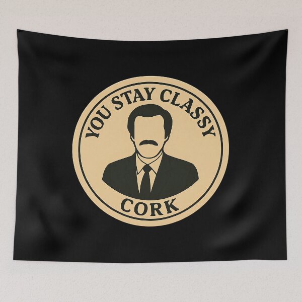 Item preview, Anchorman Inspired Retro Ireland Print: Cork designed and sold by PinUpPizzazz.