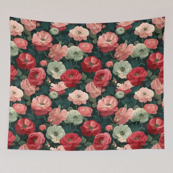Item preview, Minimalistic Ornamental Ranunculus For Holiday Surprise designed and sold by RoyalStarsPatts.
