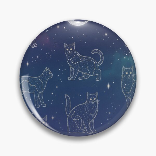 Item preview, Constellation Cat Poster Starry Night Anime Cat  designed and sold by Neko-Doodle-co.