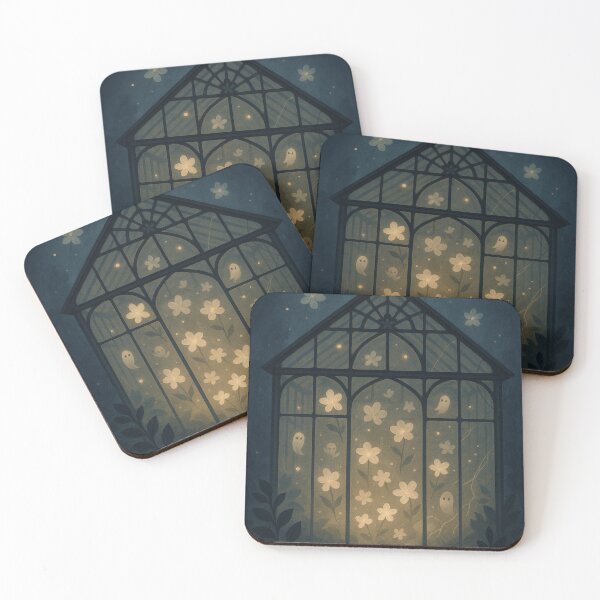 Item preview, Ghostlight Greenhouse – Haunted Botanicals Collection designed and sold by Painted Moon by Luna Bee™.
