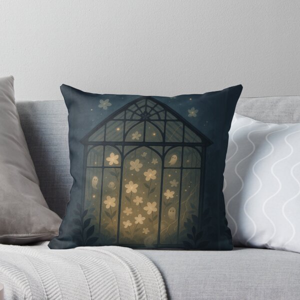 Item preview, Ghostlight Greenhouse – Haunted Botanicals Collection designed and sold by Painted Moon by Luna Bee™.