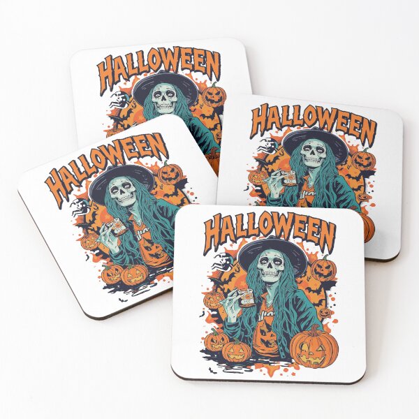 Item preview, Haunted Pumpkin Queen – Halloween Skeleton Art designed and sold by Angpau.