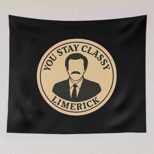 Item preview, Anchorman Inspired Retro Ireland Print: Limerick designed and sold by PinUpPizzazz.