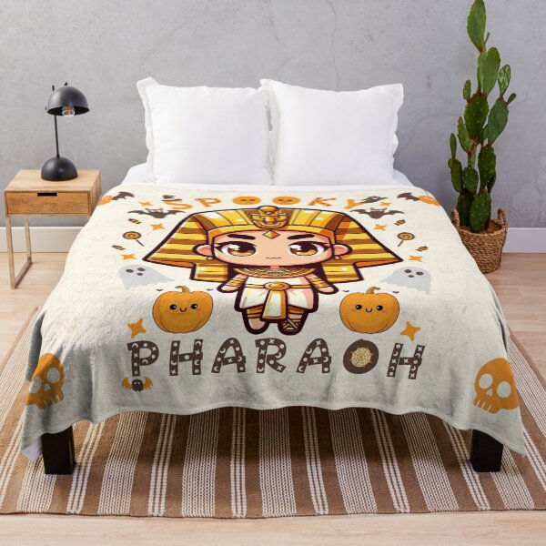 Item preview, Spooky Pharaoh – Cute Kawaii Egyptian Halloween Design designed and sold by DaVinciFeather.