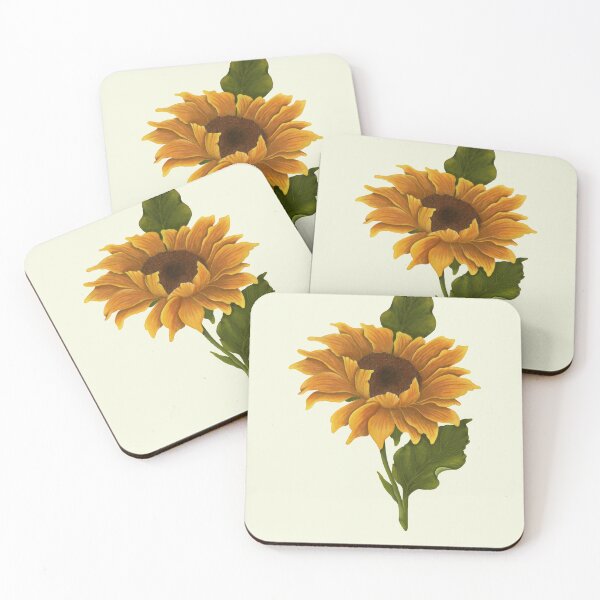 Item preview, Sunflower Botanical Art Print - Yellow Flower Decor designed and sold by Fiurdelin.