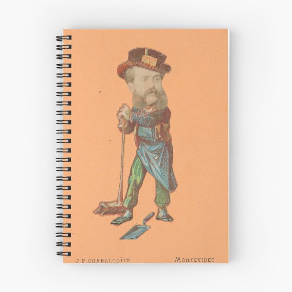 Item preview, Man with Broom and Dustpan - Juan Pedro Chabalgoity designed and sold by citimonster.